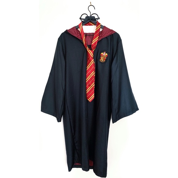 Source Unknown Other - Harry Potter Gryffindor Halloween costume with robe, tie and glasses